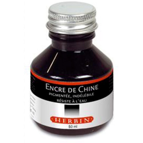 Herbin Chinese Inkt Zwart 50 ml