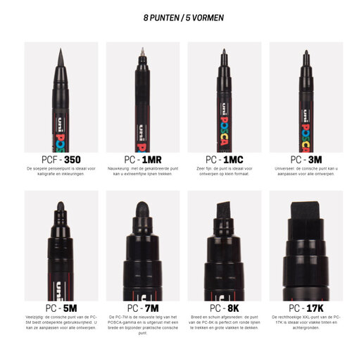 Posca Posca Stift Fluororanje F4 Posca Posca Stift Fluororanje F4