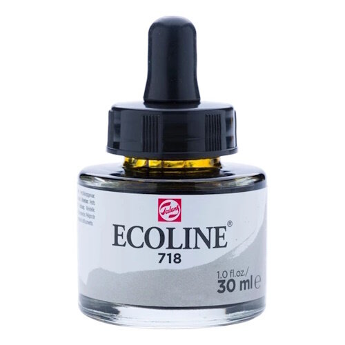 Ecoline Ecoline Vloeibare Waterverf Flacon 30 ml Warmgrijs 718