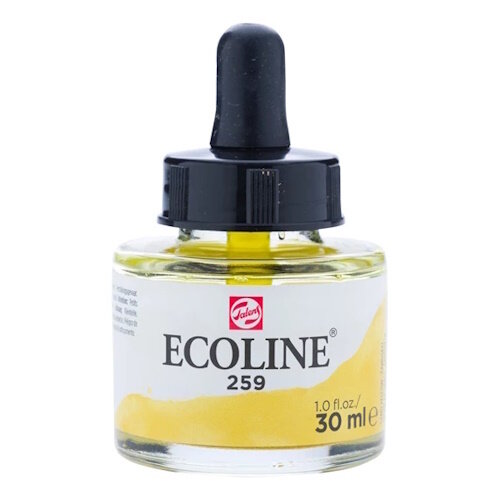 Ecoline Ecoline Vloeibare Waterverf Flacon 30 ml Zandgeel 259