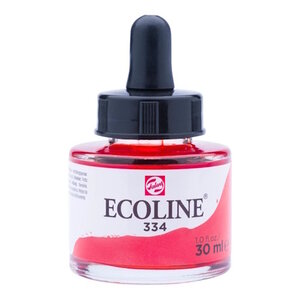 Ecoline Ecoline Vloeibare Waterverf Flacon 30 ml Scharlaken 334