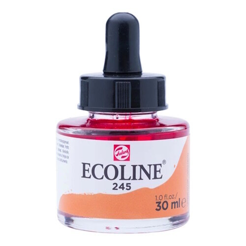 Ecoline Ecoline Vloeibare Waterverf Flacon 30 ml Saffraangeel 245