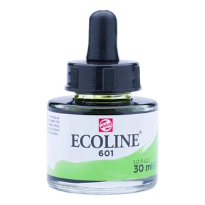 Ecoline Ecoline Vloeibare Waterverf Flacon 30 ml Lichtgroen 601