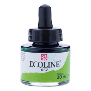 Ecoline Ecoline Vloeibare Waterverf Flacon 30 ml Bronsgroen 657