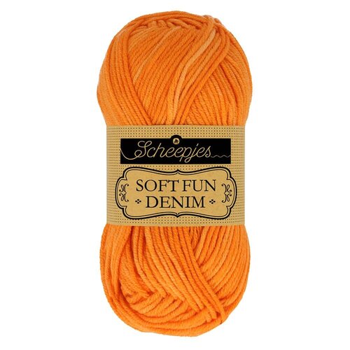 Scheepjeswol Scheepjes Softfun Denim nr 519 Oranje