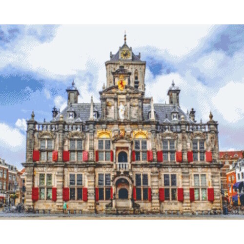 PixelHobby Pixelhobby Patroon 5728 Stadhuis Delft