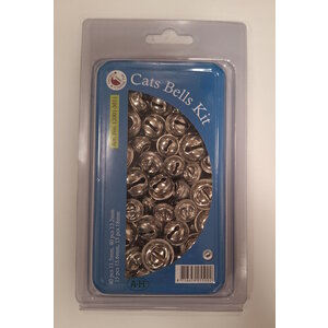 Hobby & Crafting Fun Zilveren bellen 110 stuks assorti