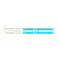 Darwi Porseleinverf Stift Wit 2 mm punddikte 6 ml