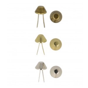 Mediac Mediac Bodemnagels voor tassen 15 mm 4 stuks
