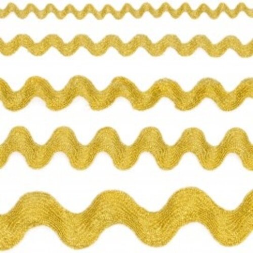 Mediac Goud metallic zigzagband
