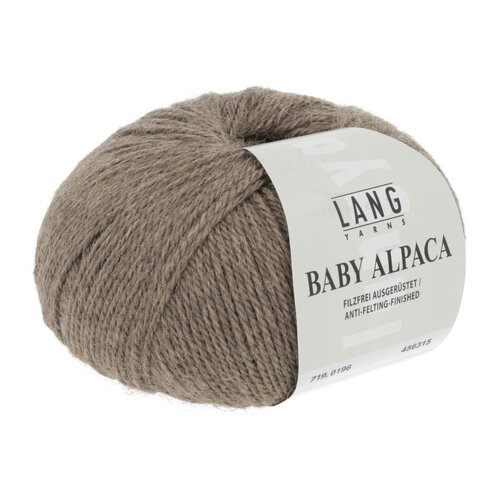 Lang Yarns Lang Yarns Baby Alpaca 0196 Donkerbeige