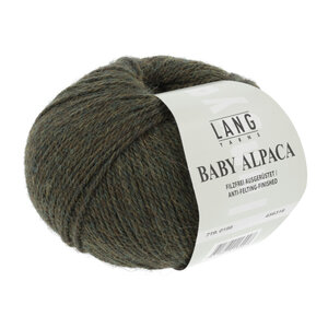 Lang Yarns Lang Yarns Baby Alpaca 0198 Olijfgroen