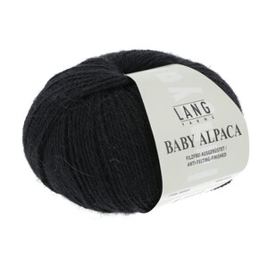 Lang Yarns Lang Yarns Baby Alpaca 0004 Zwart