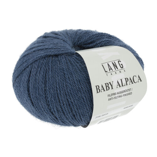 Lang Yarns Lang Yarns Baby Alpaca 0033 Jeansblauw