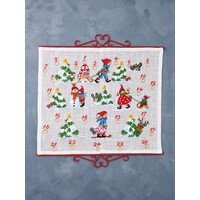 Borduurpakket Adventskalender Pixie children 34-2231