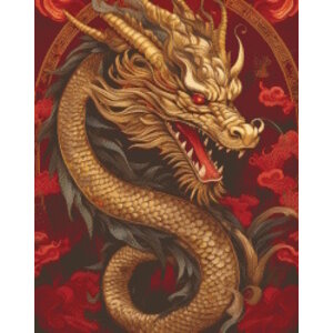 PixelHobby Pixelhobby Patroon 5762 Chinese Draak PixelHobby Pixelhobby Patroon 5762 Chinese Draak