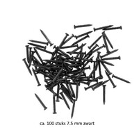 Model Craft Zwarte spijkertjes 0,7 x 8 mm ca. 100 stuks