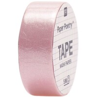 Washi Tape Papier Roze Glitter 1,5 cm x 5 meter