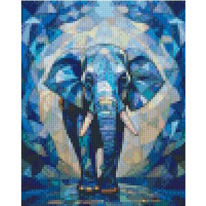 PixelHobby Pixelhobby Patroon 5769 Blue Elephant PixelHobby Pixelhobby Patroon 5769 Blue Elephant