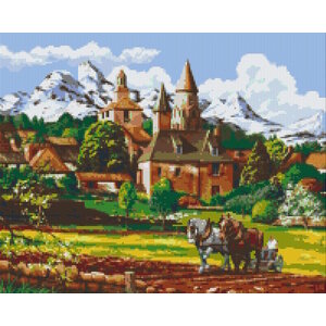 PixelHobby Pixelhobby Patroon 816008 Bergdorp
