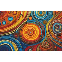 Pixelhobby Patroon 5774 Aboriginal Circels