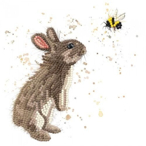 Bree Merryn Diamond Painting Kaart Bugsy and Bumble 18 x 18 cm