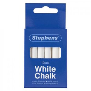 Schoolbord Krijt Wit 12 stuks