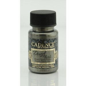 Cadence Cadence Dora metallic textiel verf Antraciet 50 ml