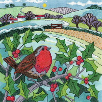 Heritage Crafts Borduurpakket Winter Landscape