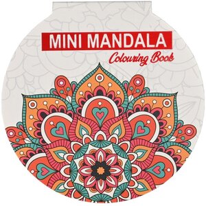 Mini Mandala Kleurboek Rond Rood