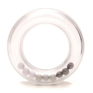 Durable Rammelaar met balletjes 63 mm grijs