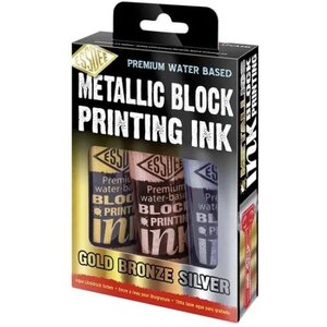 Essdee Essdee Lino Inkt Metallic Set 3 x 100 ml