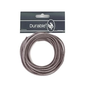 Durable Durable Waxkoord 2 mm x 5 meter grijs