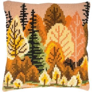 Vervaco Vervaco Borduur Kussen Herfstbos 40 x 40 cm PN-0202267