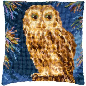 Vervaco Vervaco Borduur Kussen Uil 40 x 40 cm PN-0202093