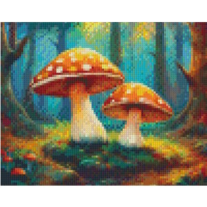 PixelHobby Pixelhobby Patroon 5797 Paddenstoelen in het Bos