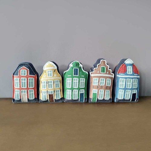 Huisjes haken Christel Krukkert