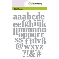 CraftEmotions Die - alfabet kleine letters Card 10,5x14,8cm