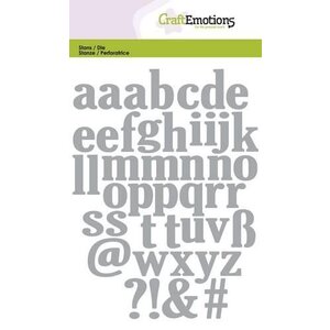 CraftEmotions CraftEmotions Die - alfabet kleine letters Card 10,5x14,8cm CraftEmotions CraftEmotions Die - alfabet kleine letters Card 10,5x14,8cm