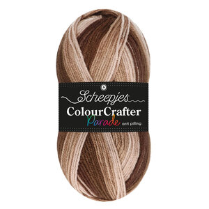 Scheepjeswol Scheepjes Colour Crafter Parade 100 gram 409 Brown Blend