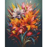 Pixelhobby Patroon 5809 Boeket met Bloemen