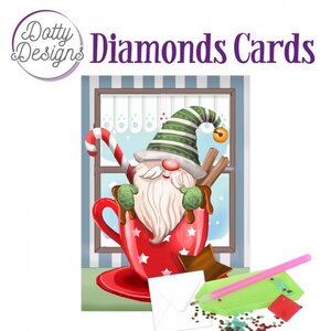 Dotty Designs   Diamond Painting Kaart Christmas Gnome 2