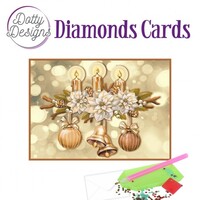 Diamond Painting Kaart Christmas Candles