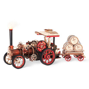 Robotime Robotime DIY 3D Houten Modelbouwpakket Steam Engine