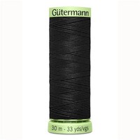 Gütermann Siersteekgaren Zwart 30 meter 000