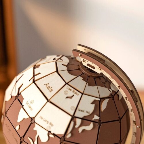 Rokr Robotime Houten Puzzel 3D Globe Wonders TGM01