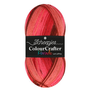 Scheepjeswol Scheepjes Colour Crafter Parade 100 gram 401 Red Blend