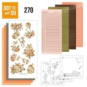 Hobbydots Dot And Do 270  Frosted Gold Christmas
