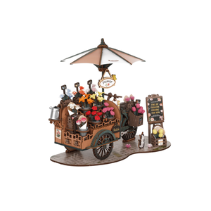 Robotime 3D Modelbouwpakket DIY 3D blossom Cart Robotime TGS03 24,2 x 16,3 x 21 cm