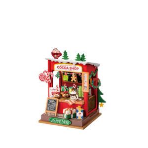 Robotime Robotime DIY Huisje Christmas Cocoa Shop DS042